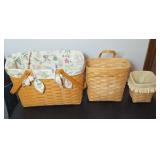 (3) LONGABERGER BASKETS