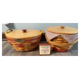 (2) LONGABERGER BASKETS