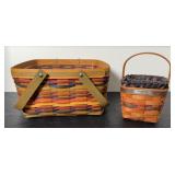 (2) LONGABERGER BASKETS