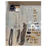 COSTUME JEWELRY, CLIP ON EARRINGS