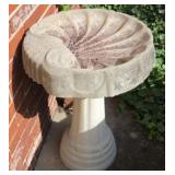 CONCRETE BIRD BATH