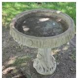 CONCRETE BIRD BATH