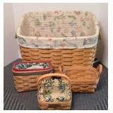 (4) LONGABERGER BASKETS