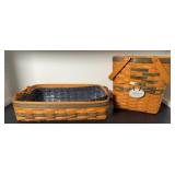 (2) COLLECTORS CLUB LONGABERGER BASKETS