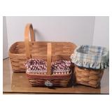 (3) LONGABERGER BASKETS