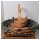 (3) LONGABERGER BASKETS