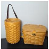 (2) LONGABERGER BASKETS