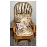OAK GLIDER ROCKER
