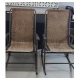 (2) PATIO ROCKERS