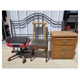 VANITY BENCH, SMALL CHILDS DRESSER, & MORE