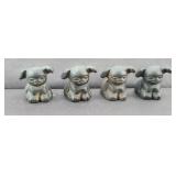 (4) GRISWOLD PUPS MARKED  CAST IRON