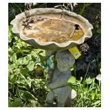 CONCRETE GIRL BIRD BATH (ALT LOC)