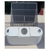 METAL BATHROOM CADDY, CRAFT PAPER HOLDER