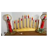 VINTAGE PLASTIC CHRISTMAS CANDLES (ALT LOC)