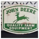 JOHN DEERE SIGN METAL