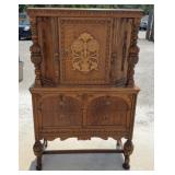ANTIQUE JACOBEAN STYLE CABINET