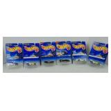 (6) HOT WHEELS: WHITE ICE, DARK RIDER, QUICKSILVER