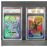 (2) POKEMON PROXY GRADED CARDS REPLICAS