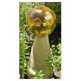 GAZING BALL W/ STAND (ALT LOC)