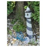 CONCRETE LIGHT HOUSE & ASSTD SHELLS (ALT LOC)