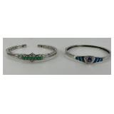 (2) STERLING SILVER BRACELETS