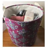 HAMPER W/ ASSTD SOCKS