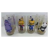 (6) MCDONALDS CHARACTER GLASSES