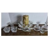 CRYSTAL PRISM CANDLE HOLDERS & MORE