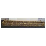 PAIR OF ANTIQUE BRASS VALANCES