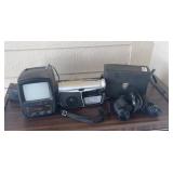 BINOCULARS, WEATHER RADIO,MINI TV