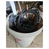 TRASH CAN , SPRAYER HOSE, MISC