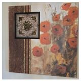 (2) FLORAL ARTWORK