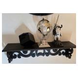 SHELF WITH DECOR