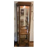 LIGHTED CURIO CABINET