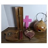 BIRD FEEDER, RELIGIOUS ART