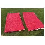 (2) SLEEPING BAGS CLEAN