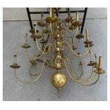 VINTAGE BRASS CHANDELIER