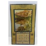 1936 IGA CALENDAR WEST BUXTON MAINE