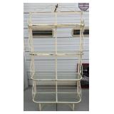 LARGE MID CENTURY MODERN BAKERS RACK