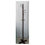 MID CENTURY MODERN WOOD COAT RACK