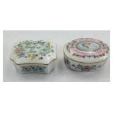 (2) FRANKLIN MUSICAL TRINKET BOXES