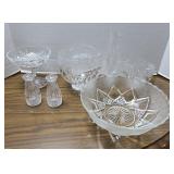 CRYSTAL FORMER SERVING DISHES