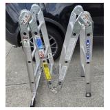 `WERNER 12 FOOT LADDER FOLDING LADDER
