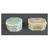 (2) MUSICAL TRINKET BOXES