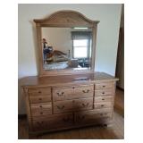 TRIPLE DRESSER WITH MIRROR