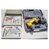 DEWALT CORDLESS DRILL & BITS