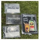 (4) JAGERMEISTER SIGNS