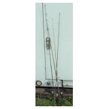(5) FISHING RODS & REELS
