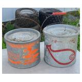 (2) MINNOW BUCKETS