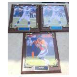 (3) SPORTS PLAQUES: ANDREW LUCK & MORE